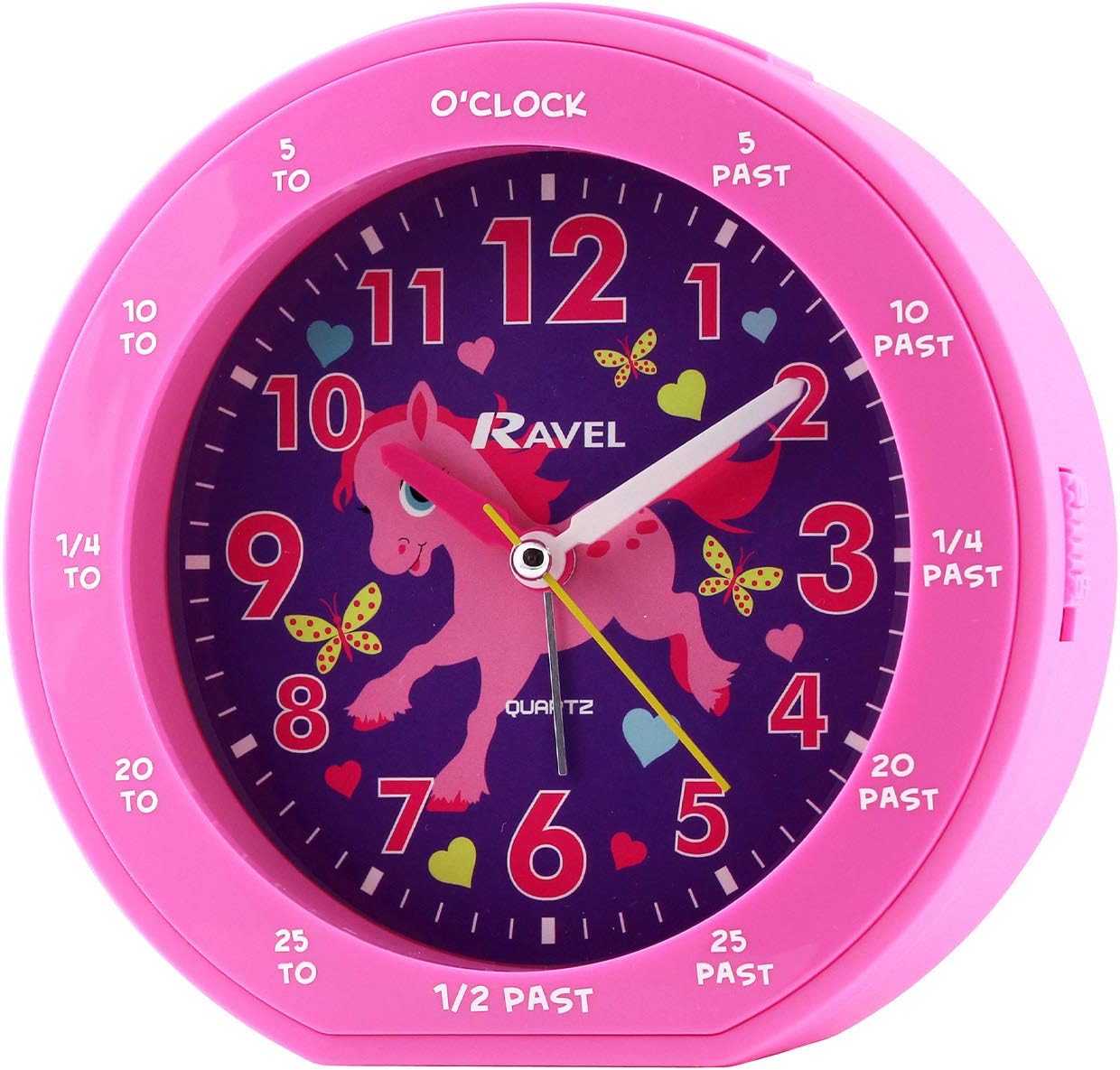 Amazon : Ravel - Pony Time Teacher Childrens Quartz Alarm Clock